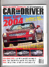 Car and Driver October 2003