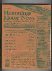 Hemming Motor News <BR>July 2001